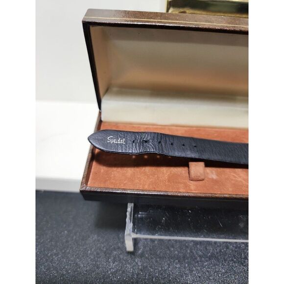 Vintage Gucci 2000L 18K plated Gold Enamel Stack Watch - Picture 6 of 11